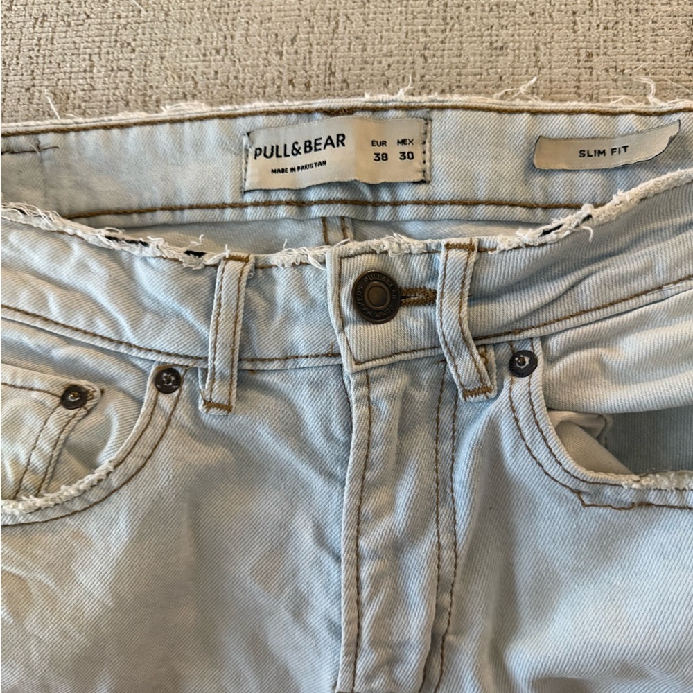 Pull&Bear Light Blue Slim Fit Women’s Jeans